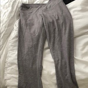 Grey lulu lemon Capri leggings